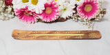 Handpainted Wooden Incense Holder - Yellow