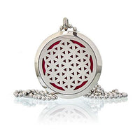 Aromatherapy Diffuser Jewellery - Necklace - Flower Of Life -  - 30mm - MysticSoul_108