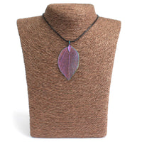 Real Leaf Jewellery - Necklace - Multicoloured