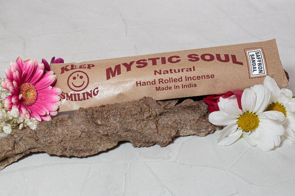 Mystic Soul Incense - Saffron & Sandalwood - 50g