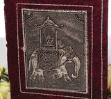 Small Handmade Recycled Notebook - Elephant - MysticSoul_108
