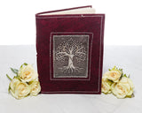 Medium Handmade Recycled Notebook - Tree - MysticSoul_108