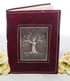 Medium Handmade Recycled Notebook - Tree - MysticSoul_108