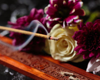 Mango Wood Incense Holder - OM/Ganesh - MysticSoul_108