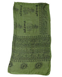 Mantra Sarong - Om Namah Shivaya - Green - MysticSoul_108