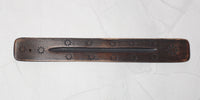 Handpainted Wooden Incense Holder - Dark Brown
