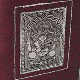 Kleines handgemachtes Recycling-Notizbuch – Ganesh – 2