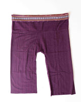 Pantalon de pêcheur thaïlandais - 100% coton - Violet