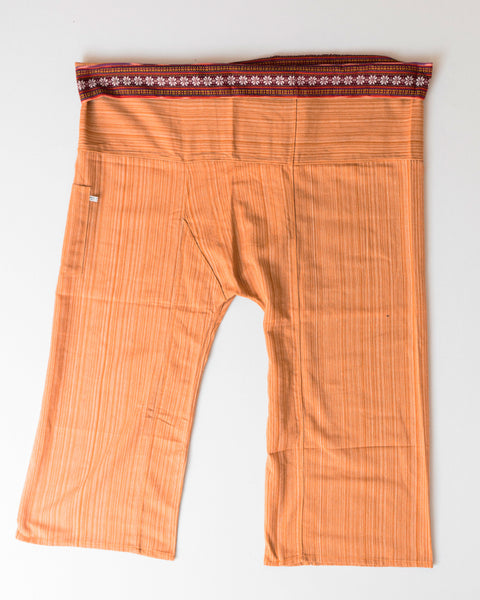 Thai Fisherman Pants - 100% Cotton - Light Brown
