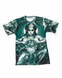 T-Shirt - Lord Hanuman - Green & White