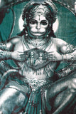 T-Shirt – Lord Hanuman – Grün &amp; Weiß