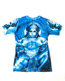 T-Shirt - Lord Hanuman - Blue & White