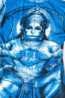T-Shirt - Seigneur Hanuman - Bleu et Blanc