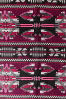 Couverture Pushkar - Design Tribal - Bergogne/Noir/Gris