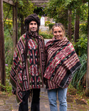 Pushkar Blanket - Tribal Design - Brown/Black/Green/Red