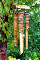Handcrafted Bamboo Wind Chimes - 4 Medium Tubes - MysticSoul_108