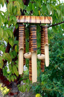 Handcrafted Bamboo Wind Chimes - 6 Medium Tubes - MysticSoul_108