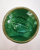Ceramic Oil Burner - Leaf Design - Green - MysticSoul_108