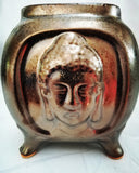 Ceramic Oil Burner - Buddha Head - Gold - MysticSoul_108