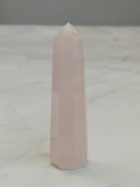 Cristal de guérison - Pointe de quartz rose