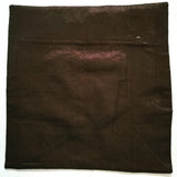 Cushion Cover - 100% Banarasi Silk - Brown/Blue/Pink/Green - Elephants/Peacocks/Birds - MysticSoul_108