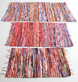 Velvet Rug - Medium - Multi Coloured - 128cm x 75cm