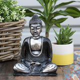 Hand Crafted Buddha - Black & Grey - Medium - MysticSoul_108