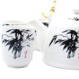 Herbal Tea Pot Set - White Stone Oriental - MysticSoul_108