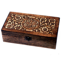 Hand Crafted Aromatherapy Box - Floral Design - 25 - MysticSoul_108