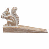 Arrêt de porte animal en bois sculpté à la main - Écureuil