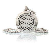 Aromatherapy Diffuser Jewellery - Necklace - Flower Of Life - 25mm - MysticSoul_108