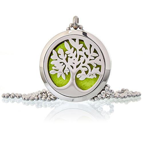 Aromatherapy Diffuser Jewellery - Necklace - Tree Of Life - 30mm - MysticSoul_108