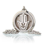 Aromatherapy Diffuser Jewellery - Necklace - Hand Of Fatima -  - 30mm - MysticSoul_108
