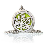 Aromatherapy Diffuser Jewellery - Necklace - Leaf -  - 30mm - MysticSoul_108