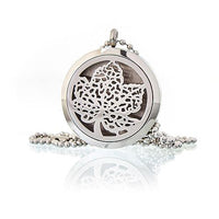 Aromatherapy Diffuser Jewellery - Necklace - Leaf -  - 30mm - MysticSoul_108