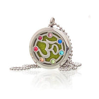 Aromatherapy Diffuser Jewellery - Necklace - Om Chakra - 30mm - MysticSoul_108
