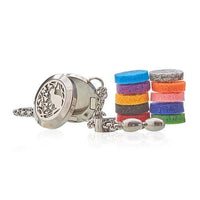 Aromatherapy Diffuser Jewellery - Chain Bracelet - Cat & Flowers - MysticSoul_108