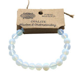 Crystal Power Bracelet - Opalite - Wisdom & Understanding - MysticSoul_108