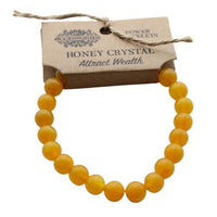 Crystal Power Bracelet - Honey Quartz - Attract Wealth - MysticSoul_108