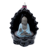 Rückfluss-Räuchergefäß – Keramik – Buddha