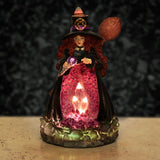 Backflow Incense Burner - Ceramic - Witches Crystal Cave - LED