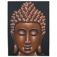 Buddha Painting - Copper Sand Finish - MysticSoul_108