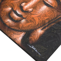 Buddha Painting - Copper Brocade Detail - MysticSoul_108