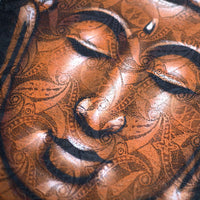 Buddha Painting - Copper Brocade Detail - MysticSoul_108