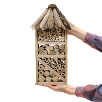 Bienen- und Insektenbox aus Treibholz – Hochhaus