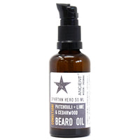 Natural Beard Oil - Spartan Hero - Patchouli/Lime/Cedarwood  - Condition - 50ml