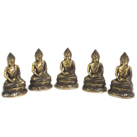 Handcrafted Brass Mini Meditating Buddha - Dhyana Mudra