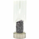 Crystal Infused Glass Water Bottles - Relaxing Amethyst - Chips