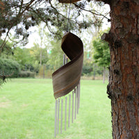 Handmade Coconut Leaf Wind Chimes - Natural