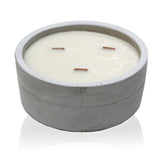 Wooden Wick Soy Wax Candles - Large Round Pot - Patchouli & Dark Amber - MysticSoul_108